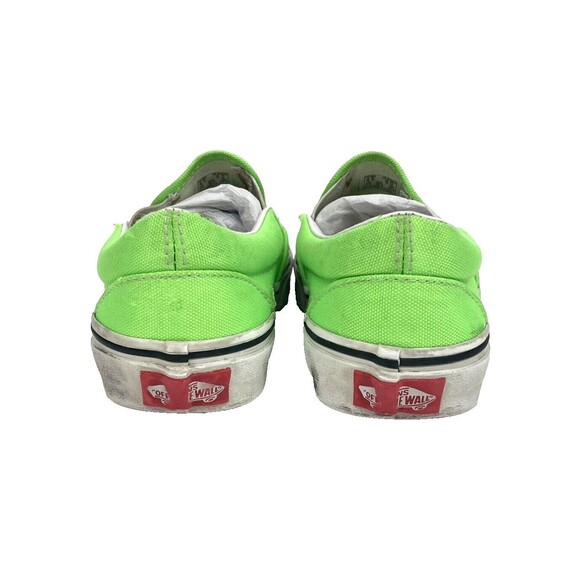 Vans OTW -Men's Sz 4.5/Women's Sz 6 -Neon Green- Gecko Pull-On Low Skate- 508731 - Picture 3 of 9